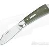Hiroaki Ohta #107 Clip Point Green Micarta Slip Joint Folder