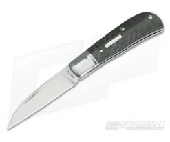 Hiroaki Ohta #125 Mini Wharncliffe Carbon Fiber Slip Joint Folder