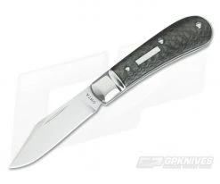 Hiroaki Ohta #124 Mini Clip Point Carbon Fiber Slip Joint Folder