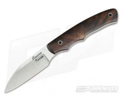 Camerer Knives Wharnie Carver S35VN Desert Ironwood Fixed Blade