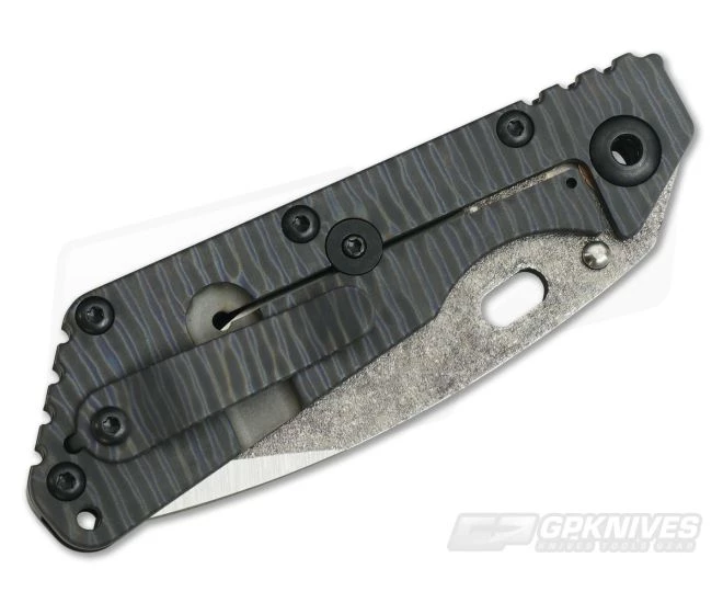 Mick Strider Custom SMF Nightmare Grind Drop Point CC G10 Flamed Titanium - Image 2