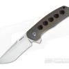 Enrique Pena Custom Dingo Clip Point CPM-154 5-Hole Titanium Frame Lock Flipper