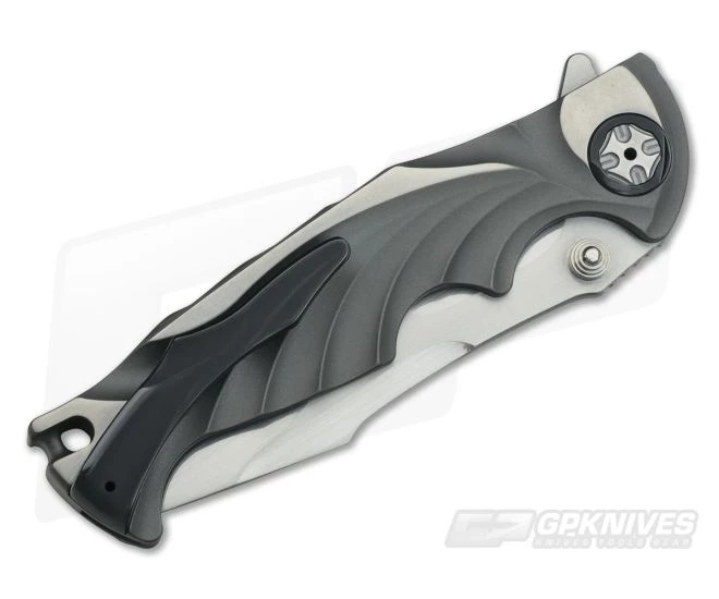 Brian Tighe Custom Tighe Breaker Satin RWL34 Recurve Integral Titanium Flipper 3665 - Image 2