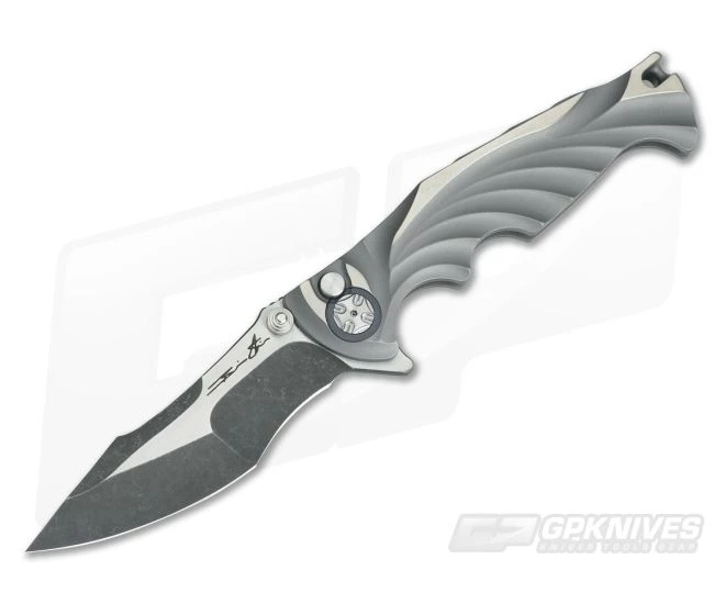 Brian Tighe Custom Tighe Breaker Two-Tone RWL34 Recurve Integral Titanium Flipper 3666