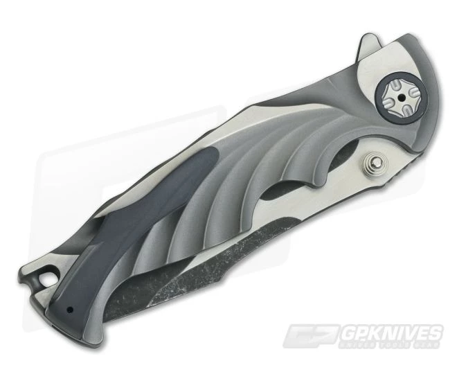 Brian Tighe Custom Tighe Breaker Two-Tone RWL34 Recurve Integral Titanium Flipper 3666 - Image 2