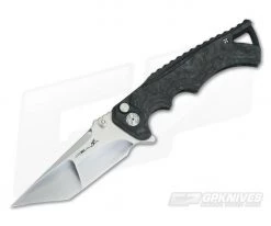 Brian Tighe Tighe Fighter Marbled Carbon Fiber Satin RWL34 Tanto Flipper 3667