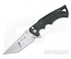 Brian Tighe Tighe Fighter Marbled Carbon Fiber Satin RWL34 Tanto Flipper 3668