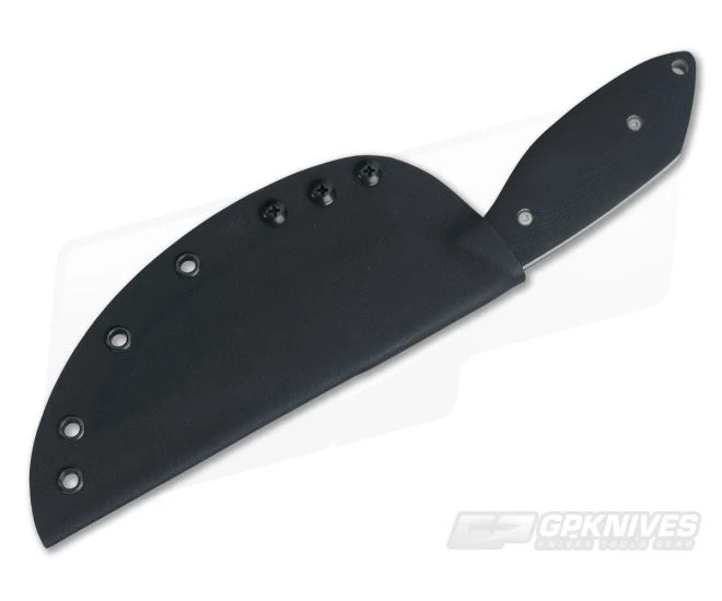 Trash Panda Knives Panda-1 Stonewashed CPM-3V Fixed Blade Blasted Black G10 - Image 2