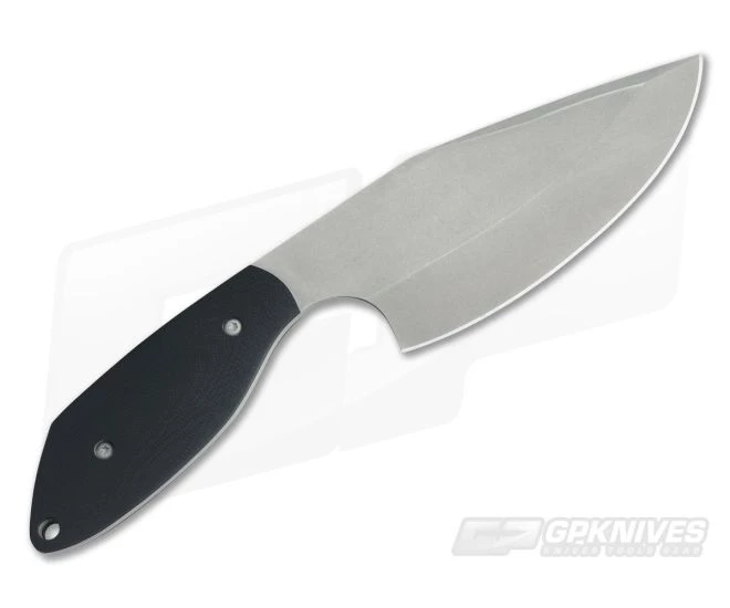 Trash Panda Knives Panda-1 Stonewashed CPM-3V Fixed Blade Blasted Black G10 - Image 3