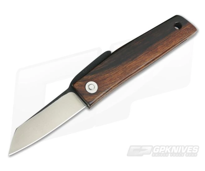 Hiroaki Ohta Knives OFF FK5P Desert Iron Wood Friction Folder 3680