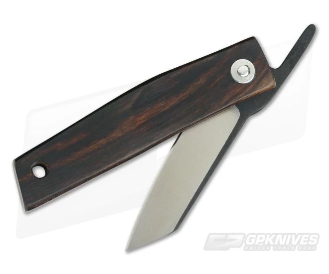 Hiroaki Ohta Knives OFF FK5P Desert Iron Wood Friction Folder 3680 - Image 2