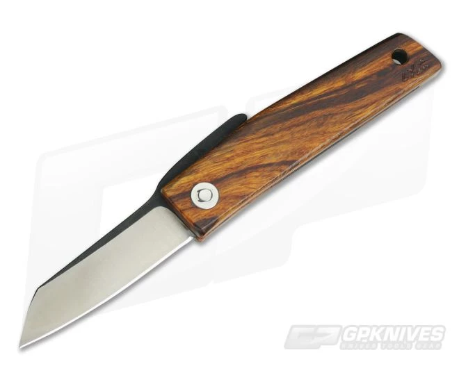 Hiroaki Ohta Knives OFF FK5P Desert Iron Wood Friction Folder 3681
