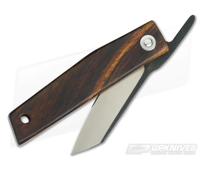 Hiroaki Ohta Knives OFF FK5P Desert Iron Wood Friction Folder 3681 - Image 2