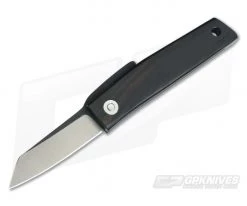 Hiroaki Ohta Knives OFF FK5P Ebony Wood Friction Folder