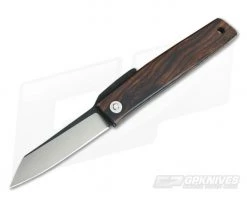 Hiroaki Ohta Knives OFF FK7P Desert Iron Wood Friction Folder 3688