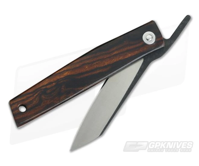 Hiroaki Ohta Knives OFF FK7P Desert Iron Wood Friction Folder 3688 - Image 2
