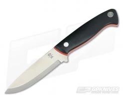 Tom Krein Custom Bushcraft XL Black G10 A2 Fixed Blade