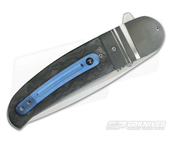 Herucus Blomerus LL 06 Marble Carbon Fiber Liner Lock Folder - Image 2