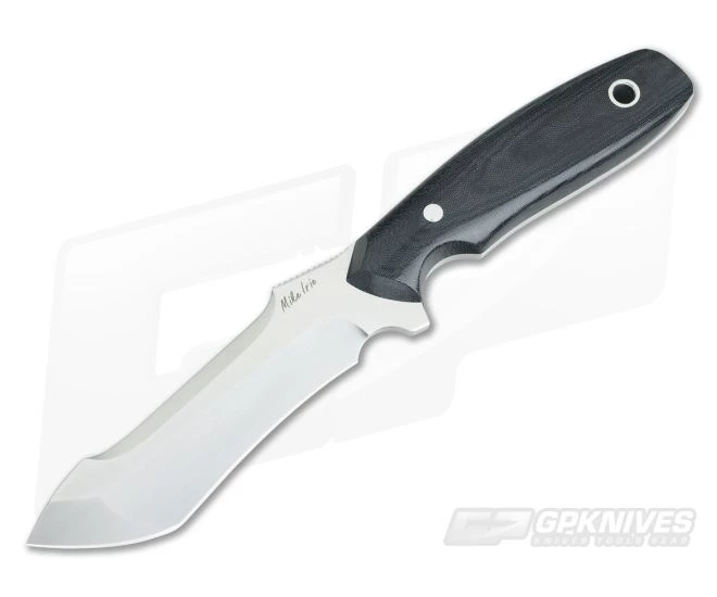 Mike Irie UC-2 Urban Carry Black Linen Micarta CPM-154 Fixed Blade