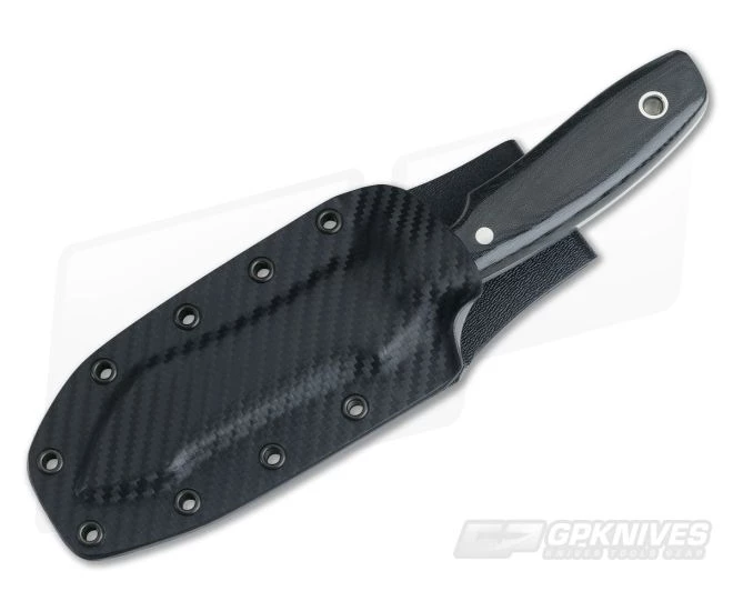 Mike Irie UC-2 Urban Carry Black Linen Micarta CPM-154 Fixed Blade - Image 2