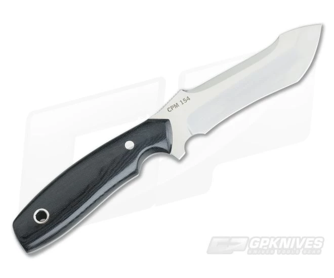 Mike Irie UC-2 Urban Carry Black Linen Micarta CPM-154 Fixed Blade - Image 3