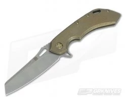 Olamic Cutlery Wayfarer 247S Kinetic Earth Sheepscliffe Stonewash M390 Flipper