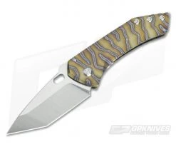 Sergey Rogovets Model FMJ CPM S90V Flame Anodized Titanium Frame Lock 3758