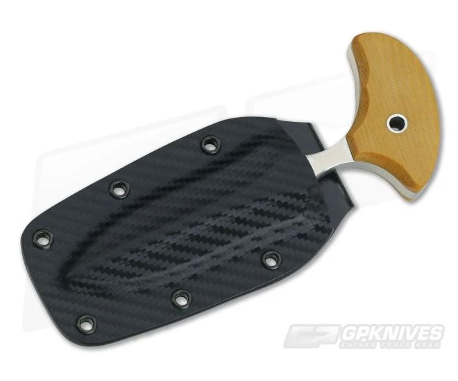 Mike Irie Version 2 Push Dagger CPM-S30V Natural Linen Micarta - Image 2