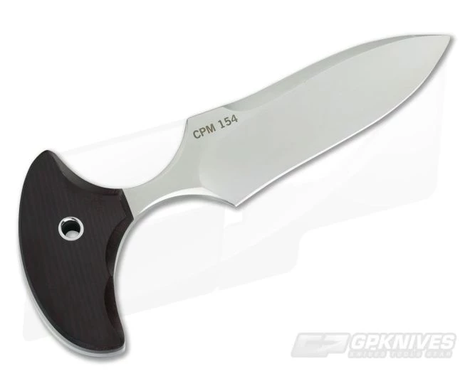 Mike Irie Version 3 Push Dagger CPM-154 Maroon Linen Micarta - Image 3