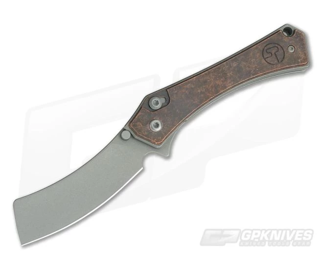 Serge Panchenko G&G Hawk Orbit CTS-204P Copper Titanium Top Flipper 3783