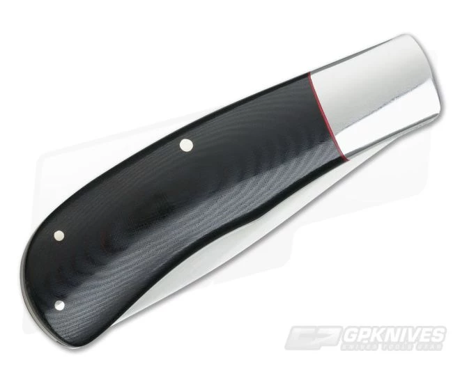 Ray Cover Custom Single Blade Trapper Burgundy Micarta 154CM 3883 - Image 2