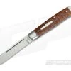 T.A. Davison Custom Afzelia Lay Wood CPM154 Spear Point Slip Joint