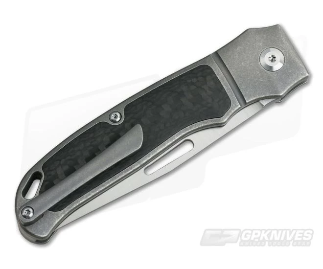 JE Made Loveless New York Special Slip Joint Bolstered Carbon Fiber w/ Clip S35VN - Image 2