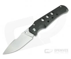 Jason Guthrie Custom Scout Carbon Fiber Titanium Frame Lock M390 Harpoon Drop Point
