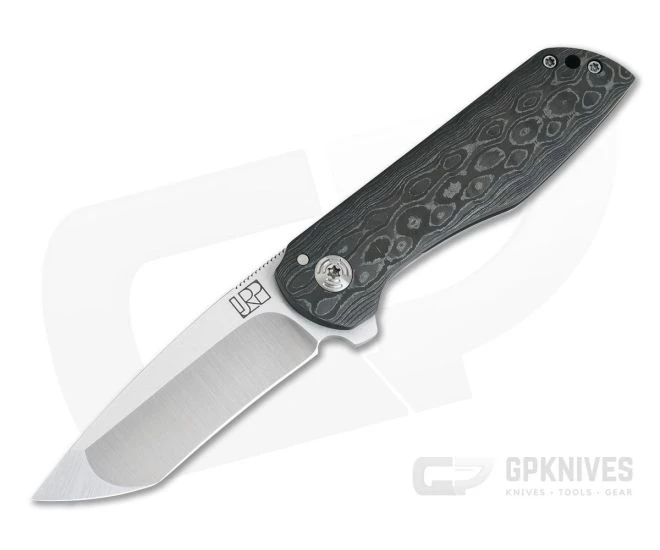 Jared Price Custom Ptarmigan Lightweight Satin CTS-XHP Fatcarbon Carbon Fiber Titanium Frame Lock Flipper
