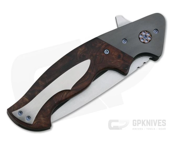 Greg Lightfoot Custom Full Contact Fighter FCF Zirconium Bolstered Iron Wood CPM-154 - Image 2