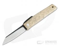 Hiroaki Ohta Knives OFF FK7 Birch Wood Friction Folder 3987