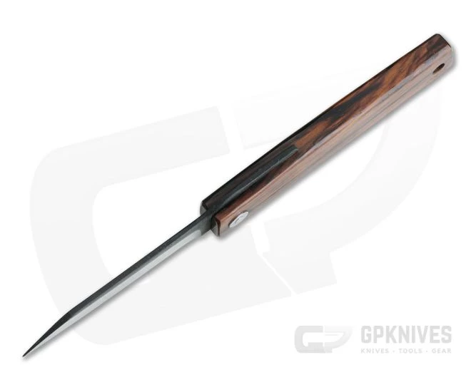 Hiroaki Ohta Knives OFF FK7 Cocobolo Wood Friction Folder 3988 - Image 3