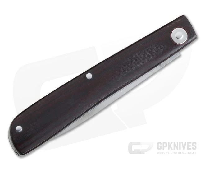 Hiroaki Ohta Knives Light Folder OLF Burgundy Micarta D2 Slip Joint 4006 - Image 2