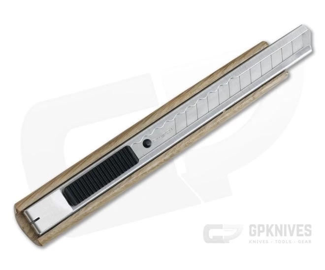 Hiroaki Ohta Knives Cutter Japanese Mizunara Oak Snap Blade Utility Knife 4017 - Image 2