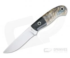 Mike Irie Model 110 Satin CPM-154 G10 Bolstered Stabilized Maple Burl Wood 4042