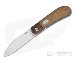 Enrique Pena Custom Mini Zulu Top Flipper Bolstered Natural Micarta