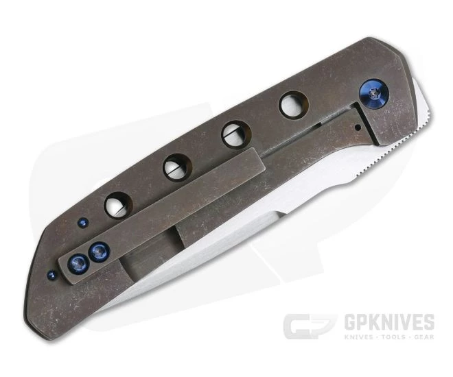 Enrique Pena Custom Mula Milled Titanium Frame Lock Front Flipper - Image 2