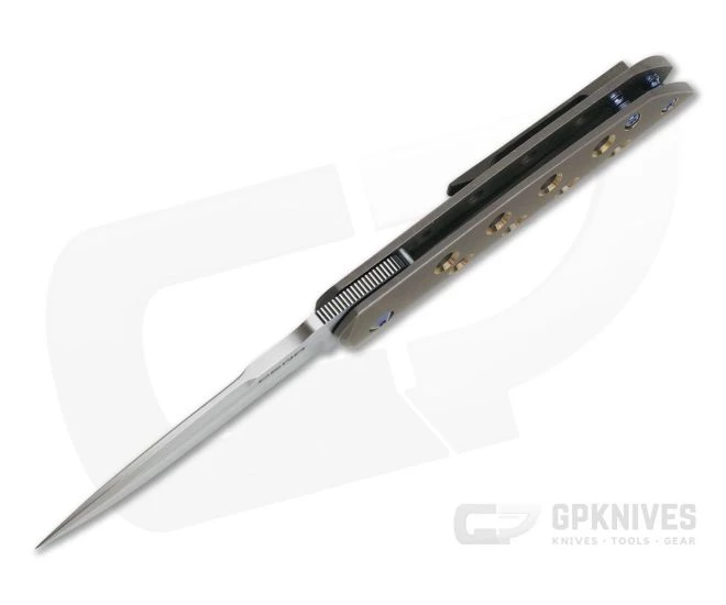 Enrique Pena Custom Mula Milled Titanium Frame Lock Front Flipper - Image 3