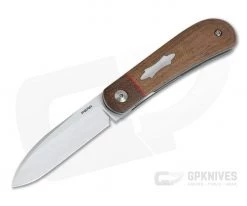 Enrique Pena Custom Mini Zulu Top Flipper Bolstered Natural Micarta 4137