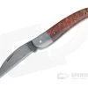 Chuck Hawes Custom Stabilized Black Ash Wharncliffe Whittler Burl Pattern Damascus Blade