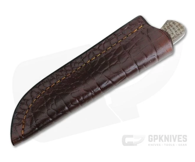 Camerer Knives Workman Drop Point Elmax Light Burlap Micarta Fixed Blade - Image 2