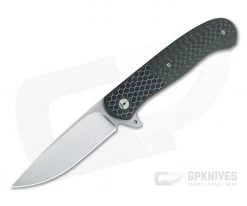 Burger Custom Atlas Plus C-TEK LVA Carbon Fiber M390 Flipper 4169