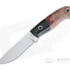 Mike Irie Model 110 Satin CPM-154 Black Linen Micarta Bolstered Stabilized Maple 4176