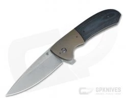 Aaron Frederick Custom Charone CPM-154 Bolstered Blue/Black G10 Flipper 4193